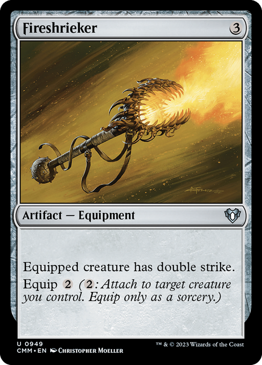Fireshrieker (CMM-949) [Commander Masters] MTG Single Wizards of the Coast