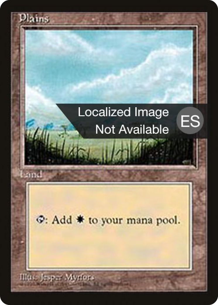 Plains (4BB-365) [Fourth Edition Foreign Black Border] MTG Single Wizards of the Coast