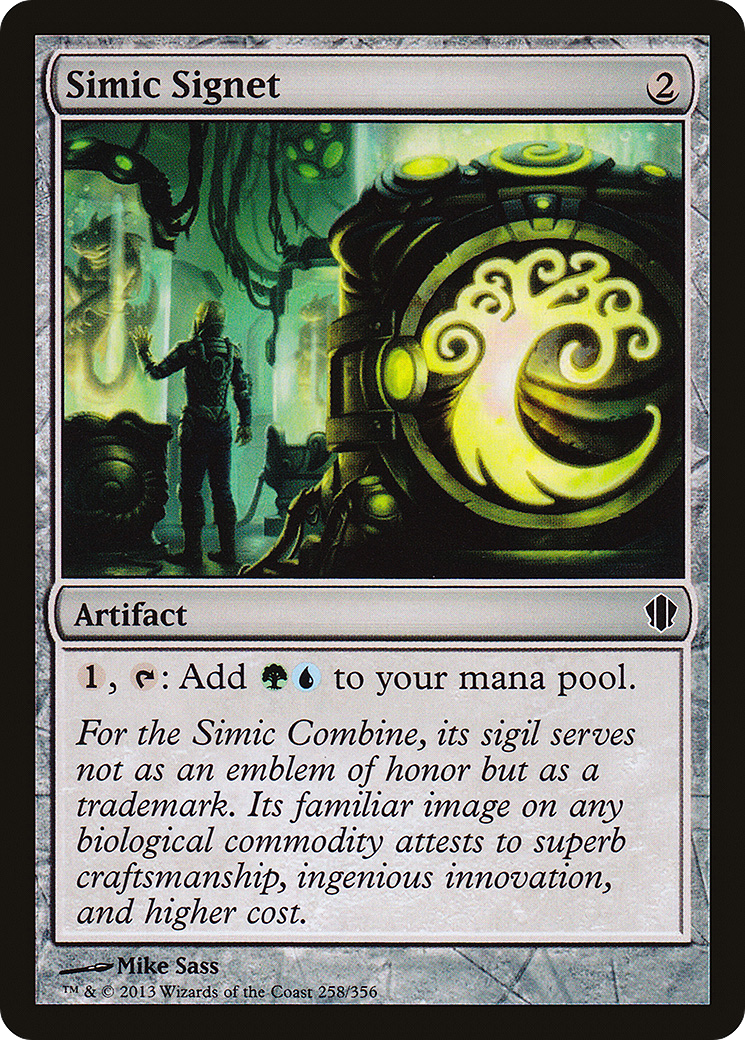 Simic Signet (C13-258) [Commander 2013] MTG Single Wizards of the Coast