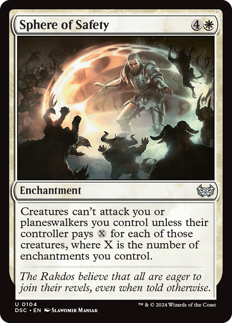 Sphere of Safety (DSC-104) [Duskmourn: House of Horror Commander] MTG Single Wizards of the Coast