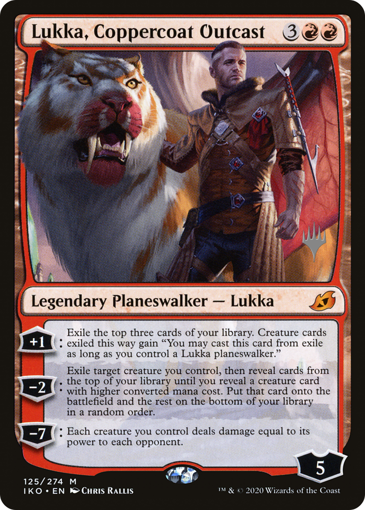 Lukka, Coppercoat Outcast (PPIKO-125) [Ikoria: Lair of Behemoths Promos] Foil MTG Single Wizards of the Coast