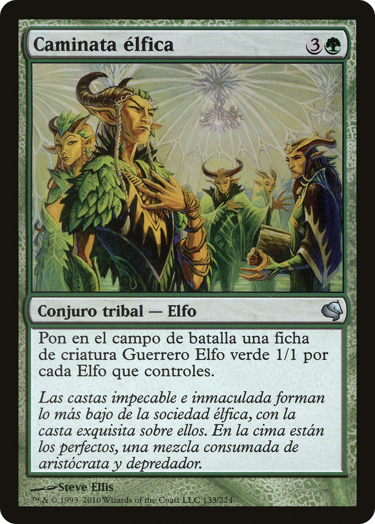Elvish Promenade (Spanish) - "Caminata elfica" (PS11-133) [Misc] Salvat 2011 MTG Single Wizards of the Coast