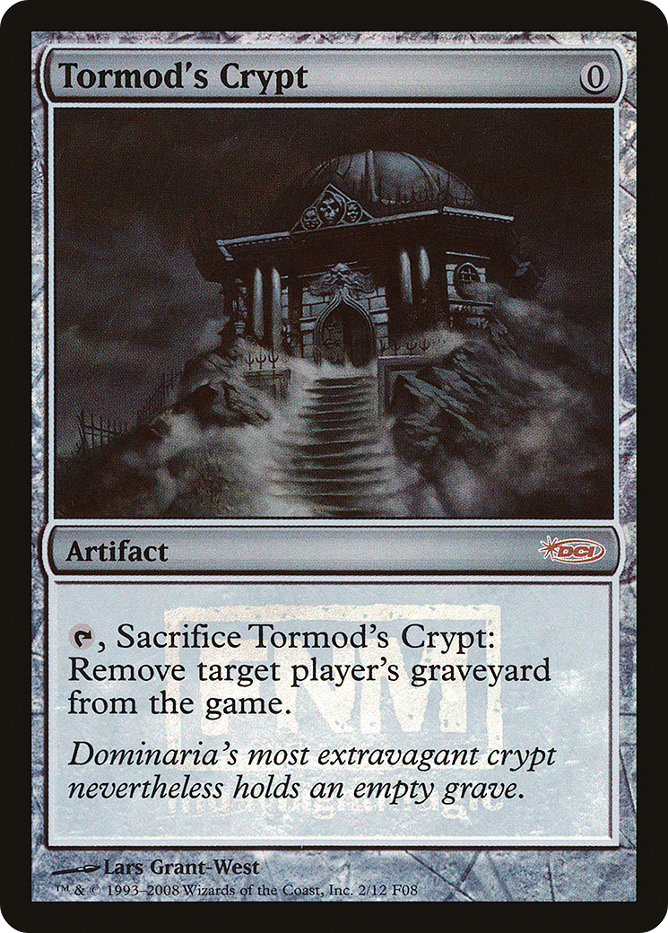 Tormod's Crypt (FNM-) [Misc] Friday Night Magic 2008 Foil MTG Single Wizards of the Coast