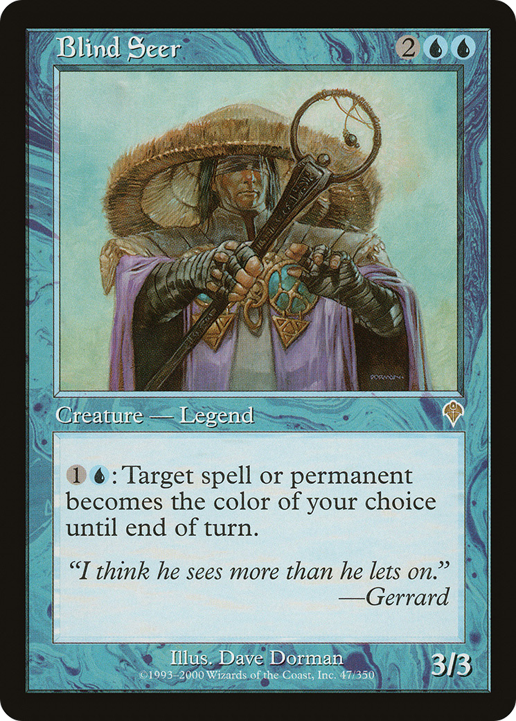Blind Seer (INV-047) [Invasion] Foil MTG Single Wizards of the Coast