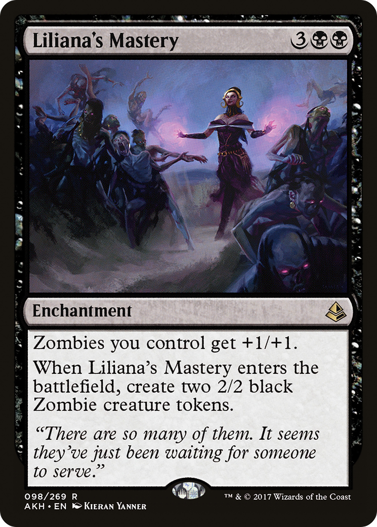 Liliana's Mastery (AKH-098) [Amonkhet] Foil MTG Single Wizards of the Coast