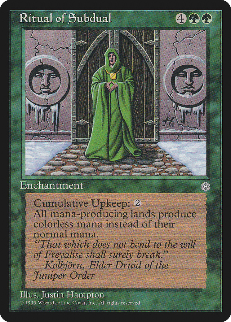 Ritual of Subdual (ICE-261) [Ice Age] MTG Single Wizards of the Coast