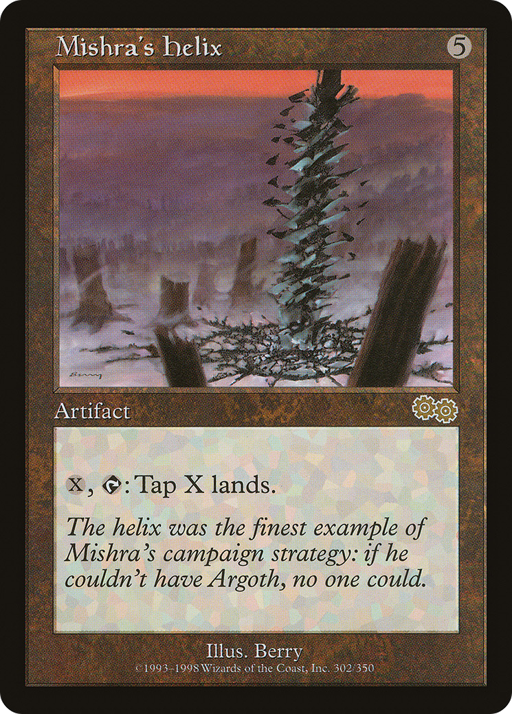 Mishra's Helix (USG-302) [Urza's Saga] MTG Single Wizards of the Coast