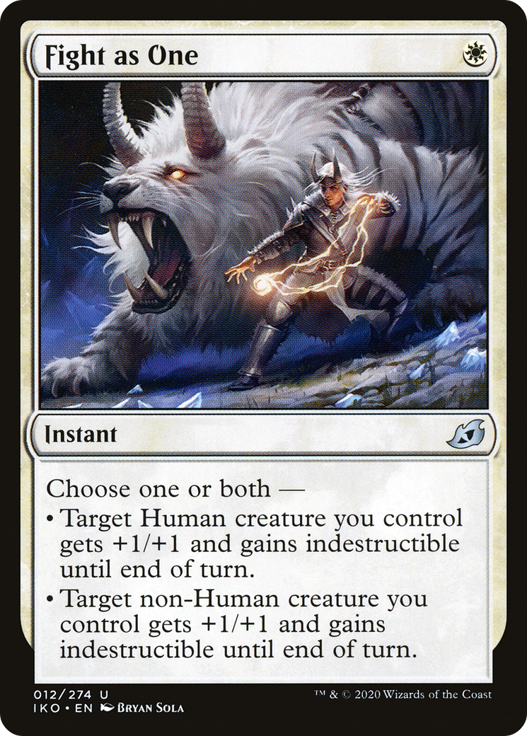 Fight as One (IKO-012) [Ikoria: Lair of Behemoths] MTG Single Wizards of the Coast