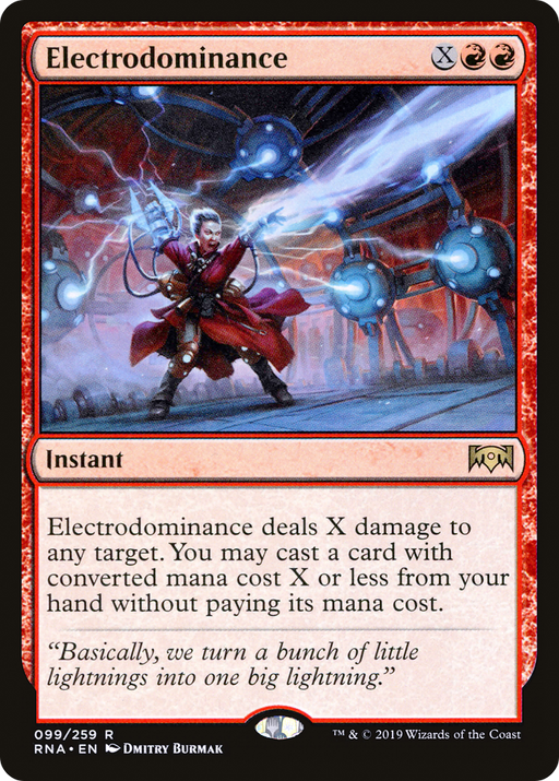 Electrodominance (RNA-099) [Ravnica Allegiance] Foil MTG Single Wizards of the Coast