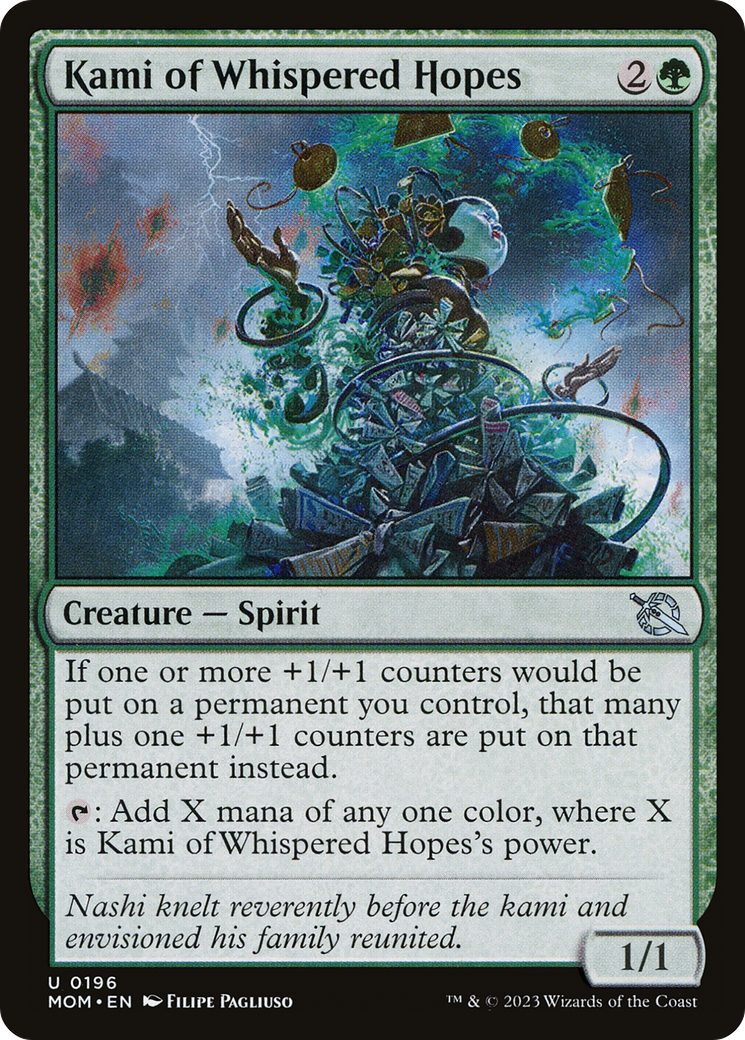 Kami of Whispered Hopes (MOM-196) [March of the Machine] Foil MTG Single Wizards of the Coast