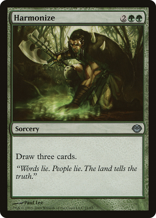 Harmonize (DDD-021) [Misc] Duel Decks: Garruk vs. Liliana MTG Single Wizards of the Coast