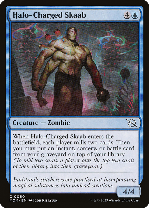 Halo-Charged Skaab (MOM-060) [March of the Machine] MTG Single Wizards of the Coast