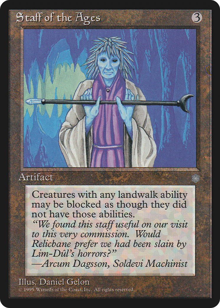 Staff of the Ages (ICE-) [Ice Age] MTG Single Wizards of the Coast