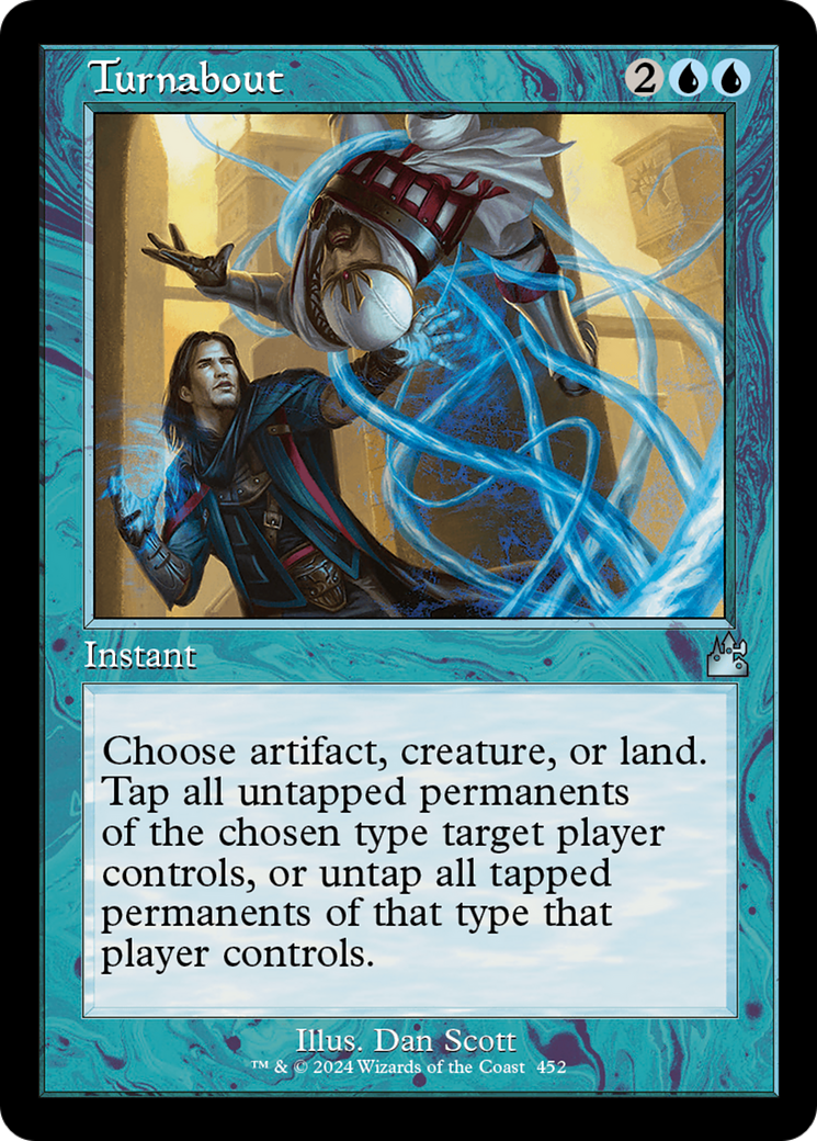 Turnabout (RVR-452) [Ravnica Remastered] Foil MTG Single Wizards of the Coast