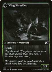 Bird Admirer (DBL-169) [Innistrad: Double Feature] Foil MTG Single Wizards of the Coast