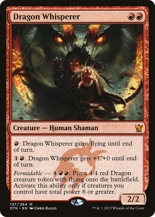 Dragon Whisperer (DTK-137) [Dragons of Tarkir] MTG Single Wizards of the Coast