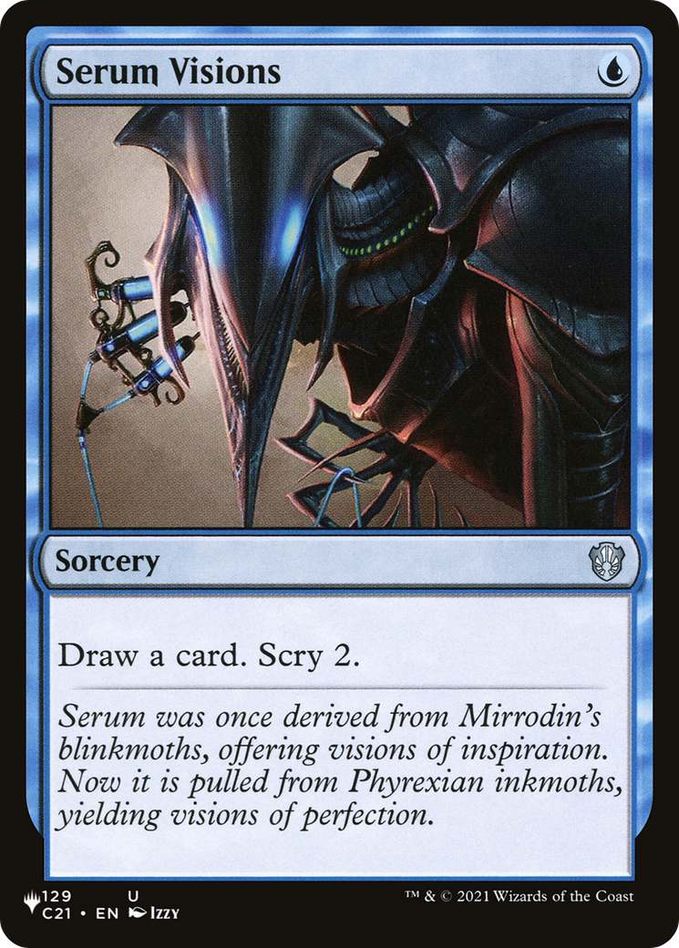 Serum Visions (LIST-129) [Mystery Booster] The List MTG Single Wizards of the Coast