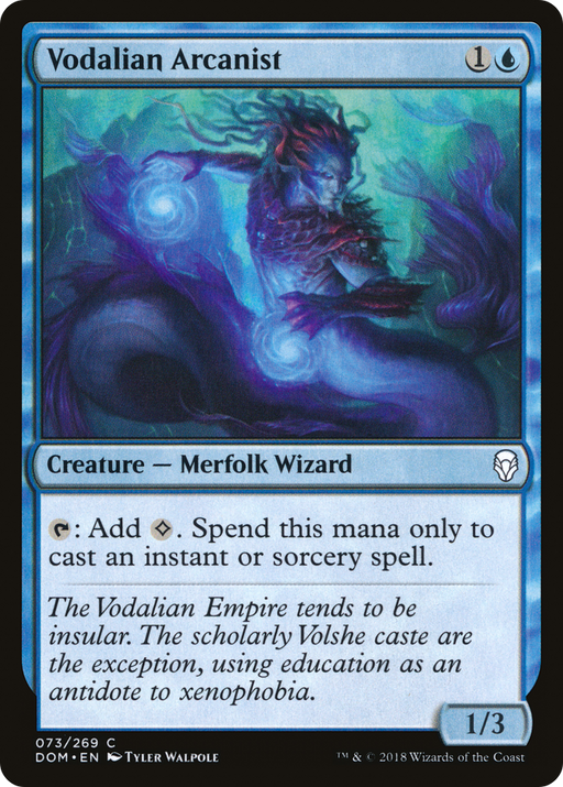 Vodalian Arcanist (DOM-073) [Dominaria] MTG Single Wizards of the Coast