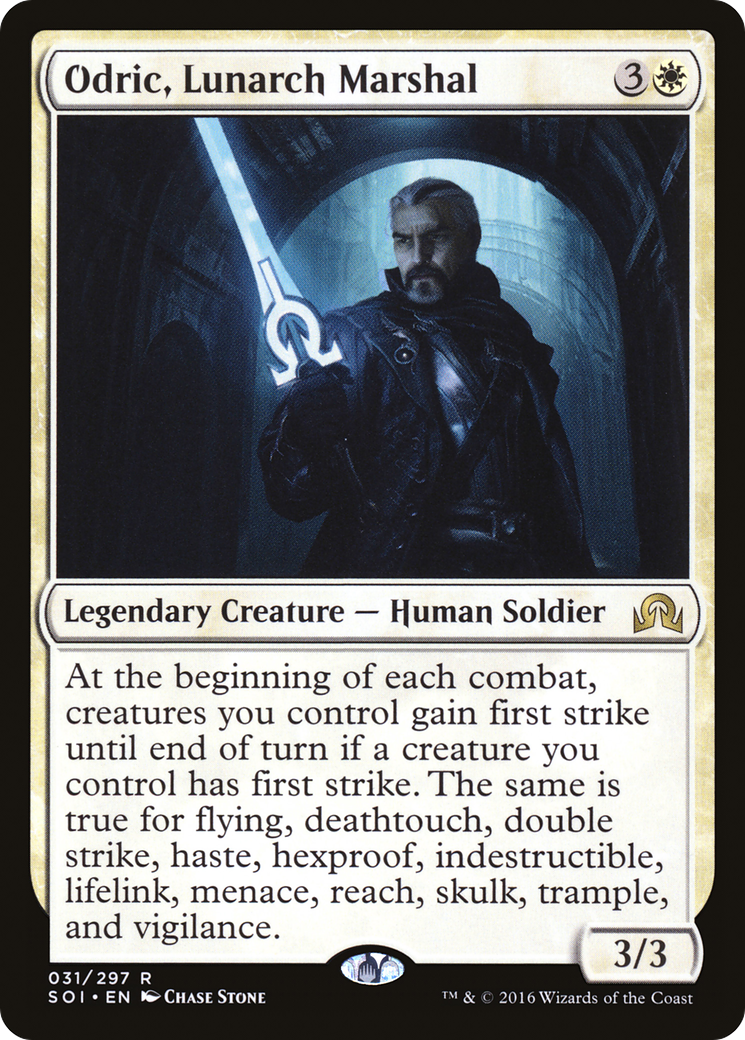 Odric, Lunarch Marshal (SOI-031) [Shadows over Innistrad] Foil MTG Single Wizards of the Coast