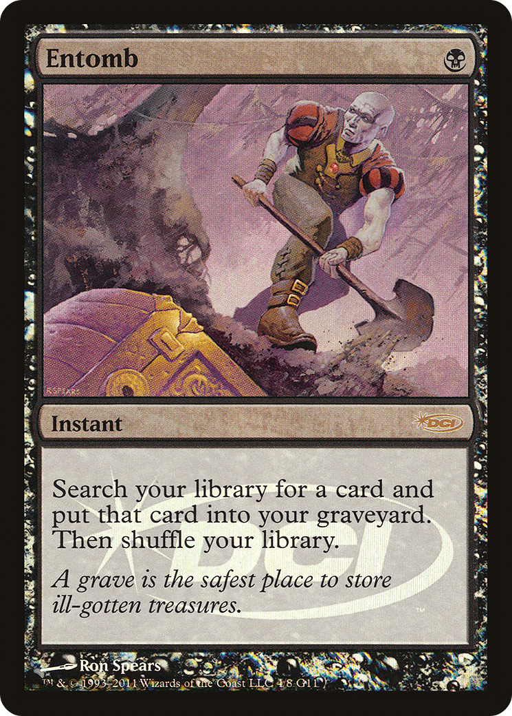 Entomb (JDG-004) [Misc] Judge Gift Cards 2011 Foil MTG Single Wizards of the Coast