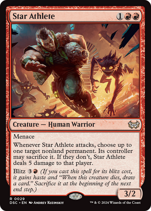 Star Athlete (DSC-029) [Duskmourn: House of Horror Commander] MTG Single Wizards of the Coast