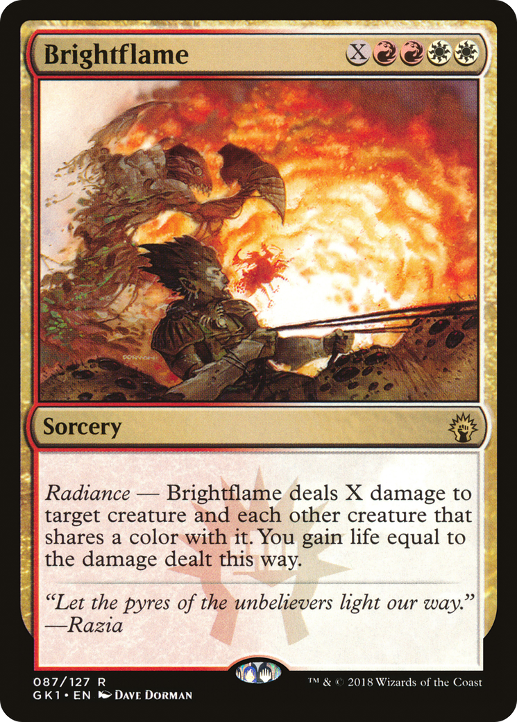 Brightflame (GR1-087) [Misc] GRN Guild Kit MTG Single Wizards of the Coast