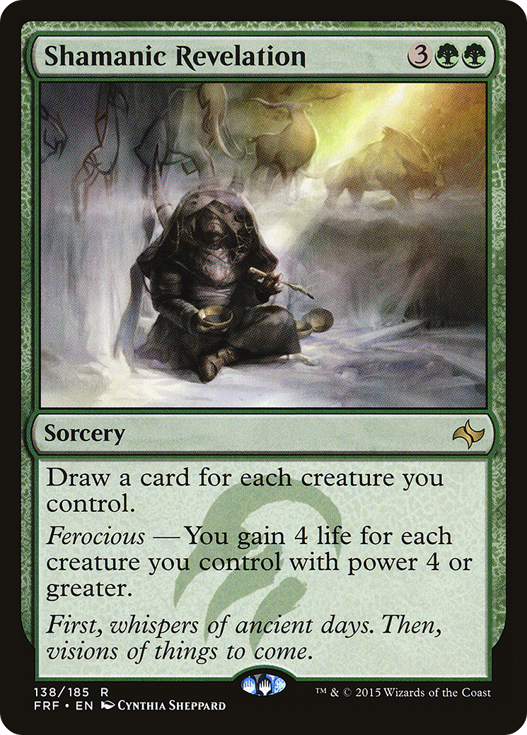 Shamanic Revelation (FRF-138) [Fate Reforged] Foil MTG Single Wizards of the Coast