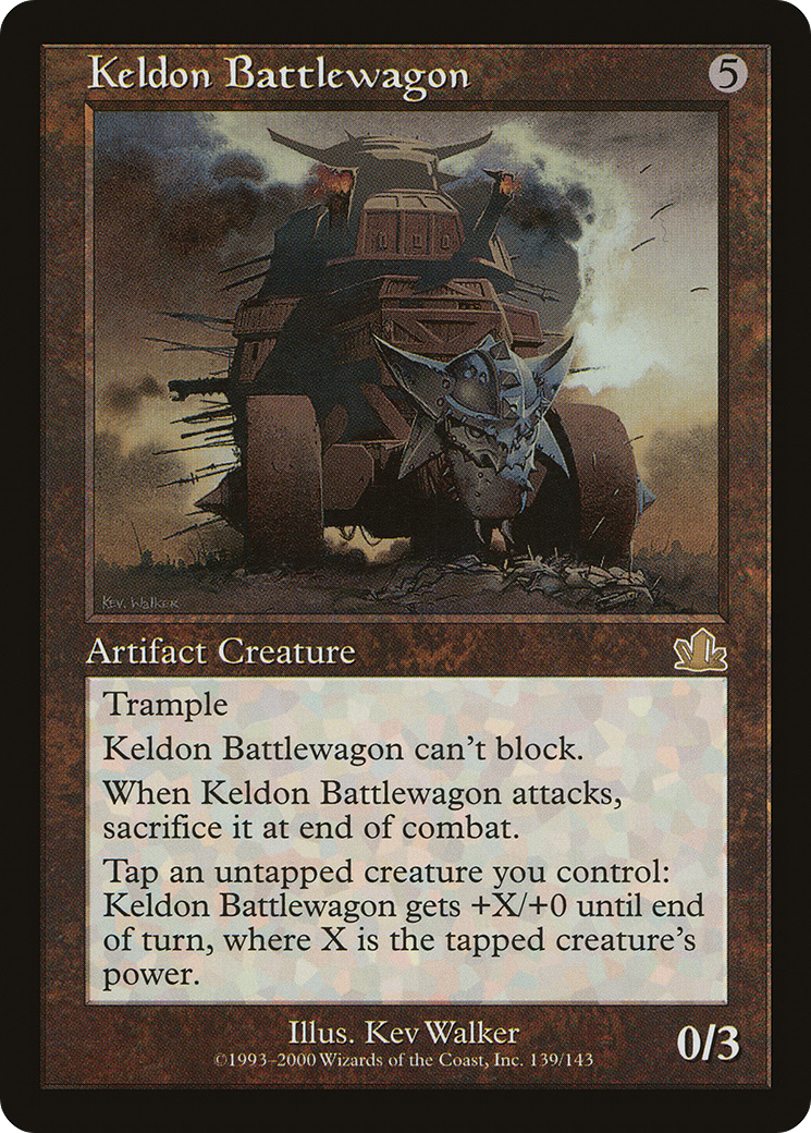 Keldon Battlewagon (PCY-139) [Prophecy] Foil MTG Single Wizards of the Coast