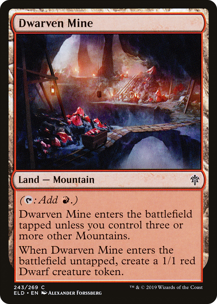 Dwarven Mine (ELD-243) [Throne of Eldraine] MTG Single Wizards of the Coast