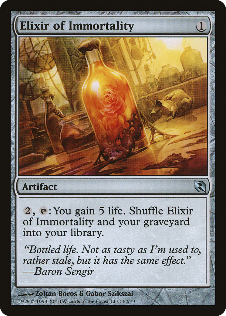 Elixir of Immortality (DDF-062) [Misc] Duel Decks: Elspeth vs. Tezzeret MTG Single Wizards of the Coast