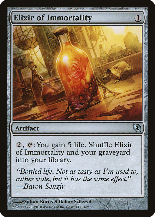 Elixir of Immortality (DDF-062) [Misc] Duel Decks: Elspeth vs. Tezzeret MTG Single Wizards of the Coast