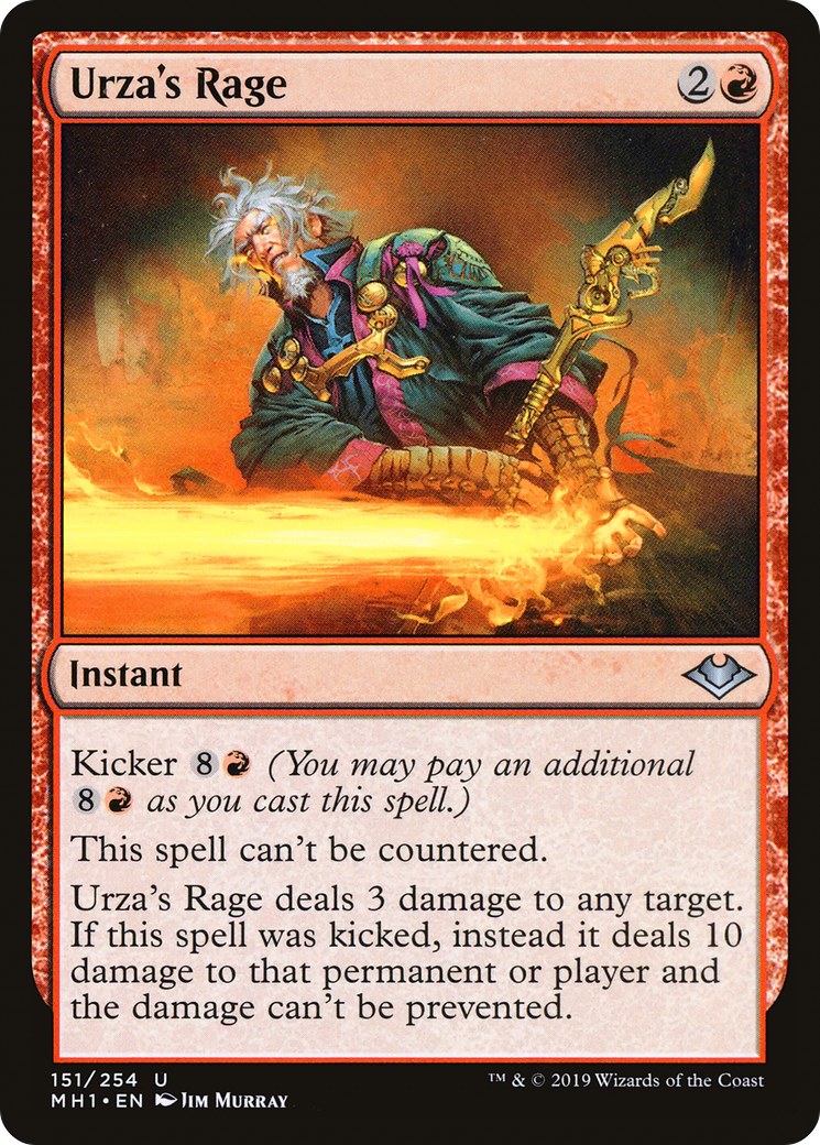 Urza's Rage (MH1-151) [Modern Horizons] Foil MTG Single Modern Horizons