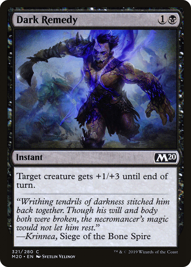 Dark Remedy (M20-321) [Core Set 2020] MTG Single Wizards of the Coast