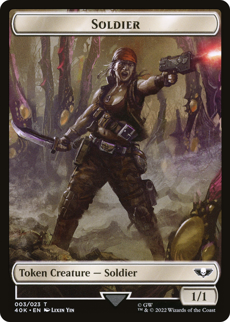 Soldier (T40K-003) [Tokens] Warhammer 40,000 Tokens MTG Single Wizards of the Coast