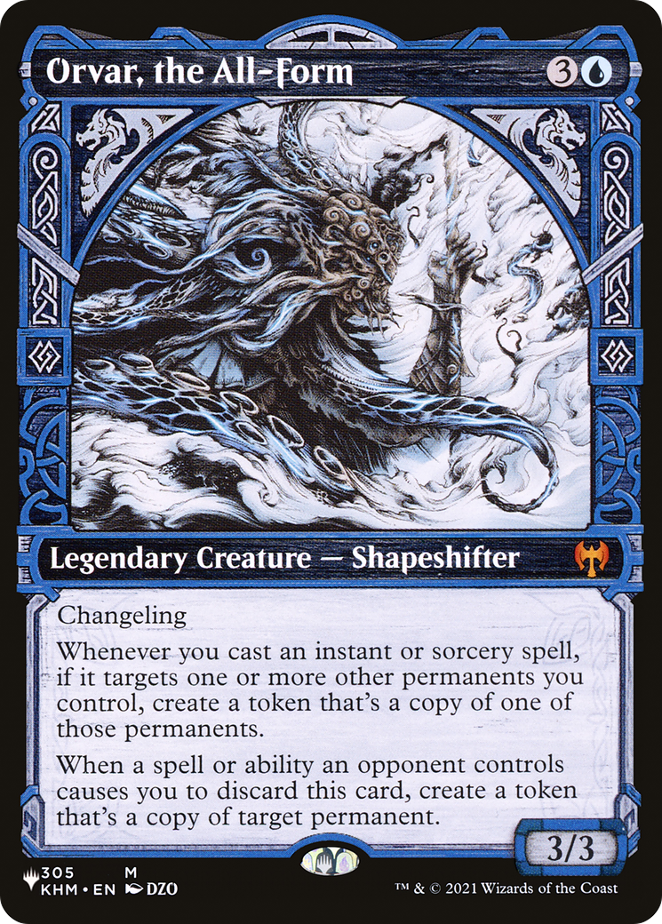 Orvar, the All-Form (LIST-KHM-305) [Mystery Booster] The List (Showcase) MTG Single Wizards of the Coast