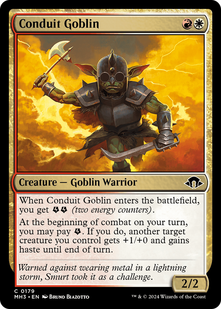 Conduit Goblin (MH3-179) [Modern Horizons 3] MTG Single Wizards of the Coast