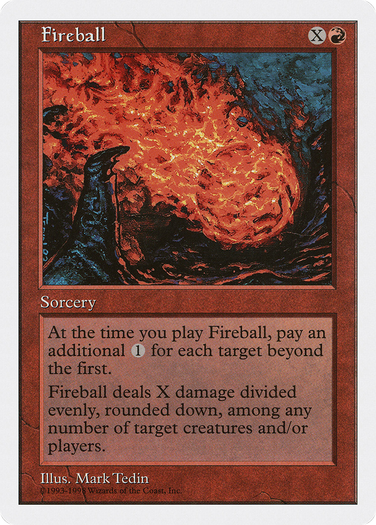 Fireball (ATH-027) [Anthologies] MTG Single Wizards of the Coast