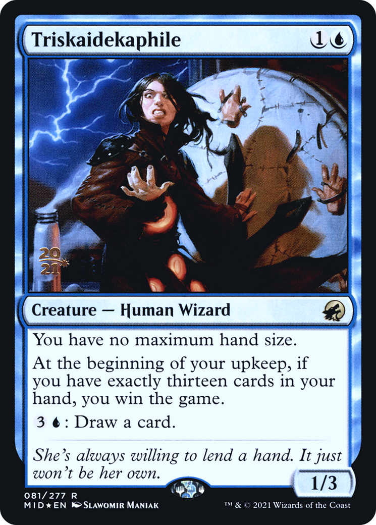 Triskaidekaphile (PRE-081) [Innistrad: Midnight Hunt Promos] Foil MTG Single Wizards of the Coast