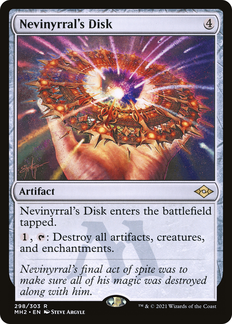 Nevinyrral's Disk (MH2-298) [Modern Horizons 2] MTG Single Modern Horizons 2