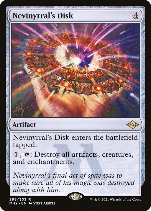 Nevinyrral's Disk (MH2-298) [Modern Horizons 2] MTG Single Modern Horizons 2