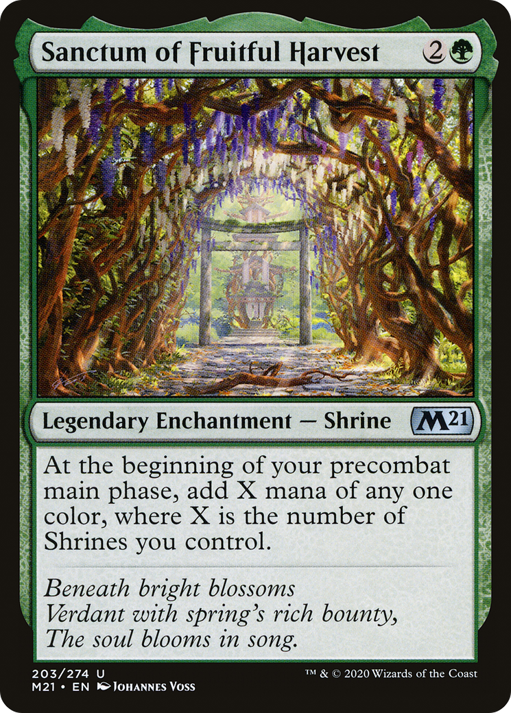 Sanctum of Fruitful Harvest (M21-203) [Core Set 2021] MTG Single Wizards of the Coast