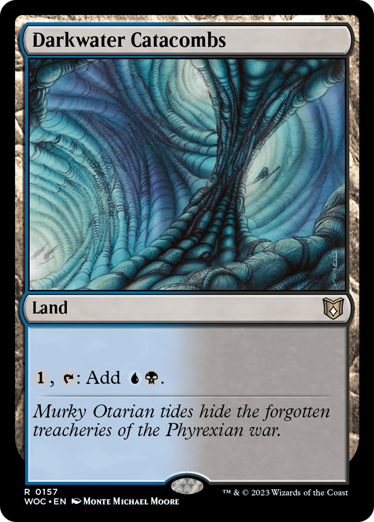 Darkwater Catacombs (WOC-157) [Wilds of Eldraine Commander] MTG Single Wizards of the Coast