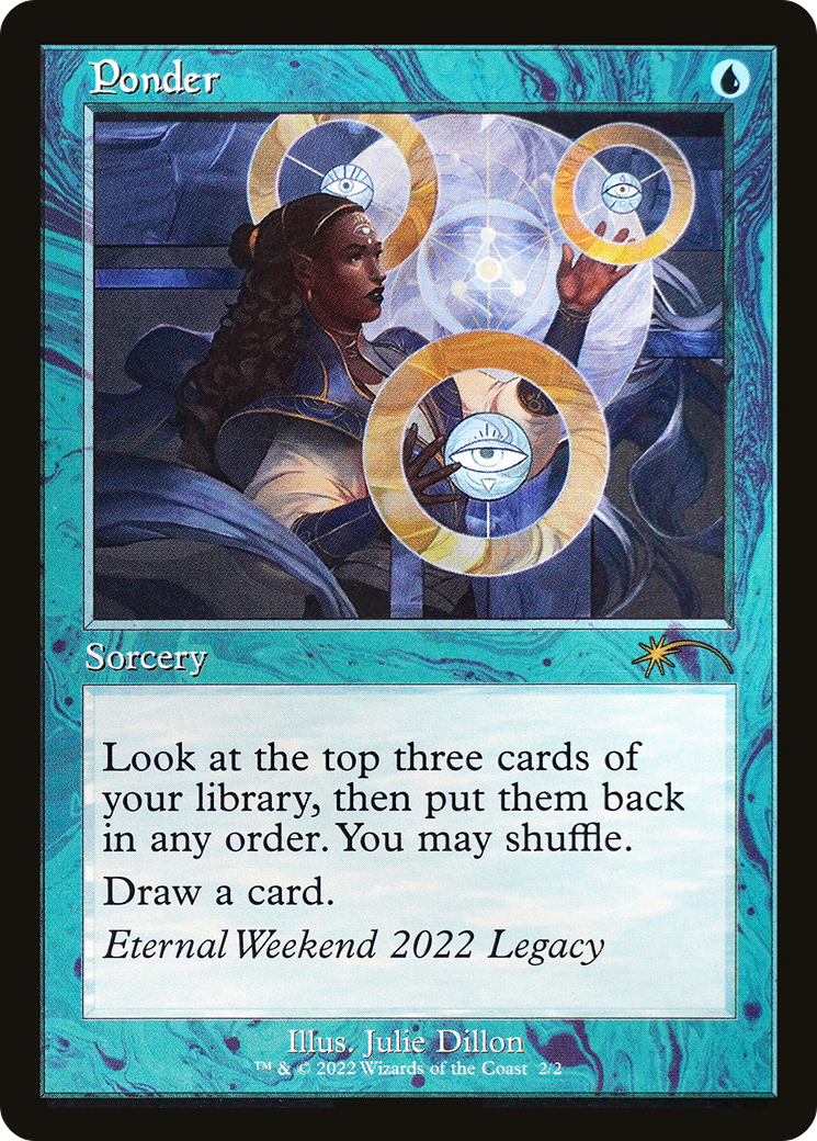 Ponder (UMP-2022B) [Misc] Eternal Weekend MTG Single Wizards of the Coast