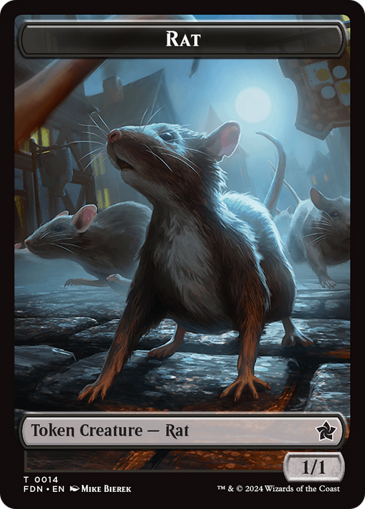 Rat (TFDN-014) [Tokens] Foundations Tokens MTG Single Wizards of the Coast