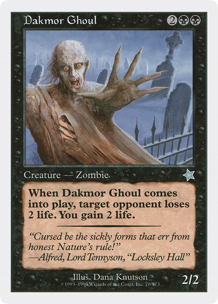 Dakmor Ghoul (S99-070) [Misc] Starter 1999 MTG Single Wizards of the Coast