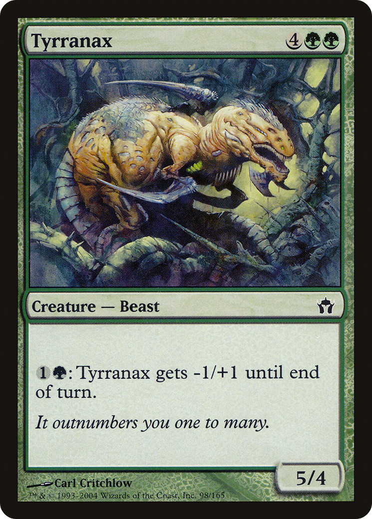 Tyrranax (5DN-098) [Fifth Dawn] Foil MTG Single Wizards of the Coast