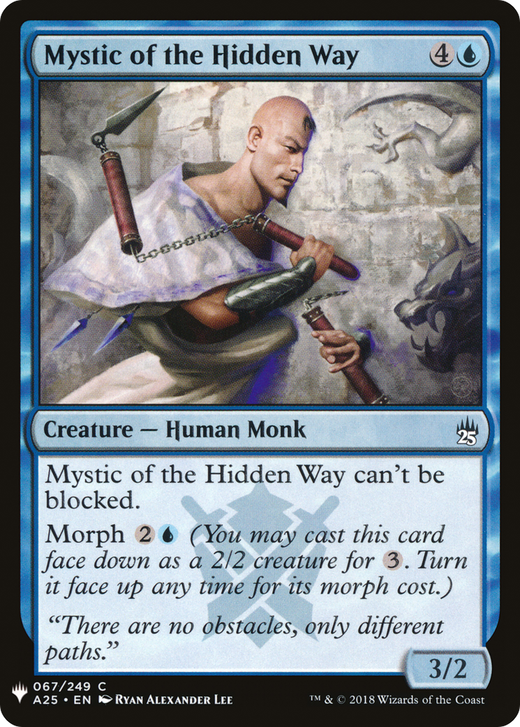 Mystic of the Hidden Way (LIST-A25-67) [Mystery Booster] The List MTG Single Wizards of the Coast