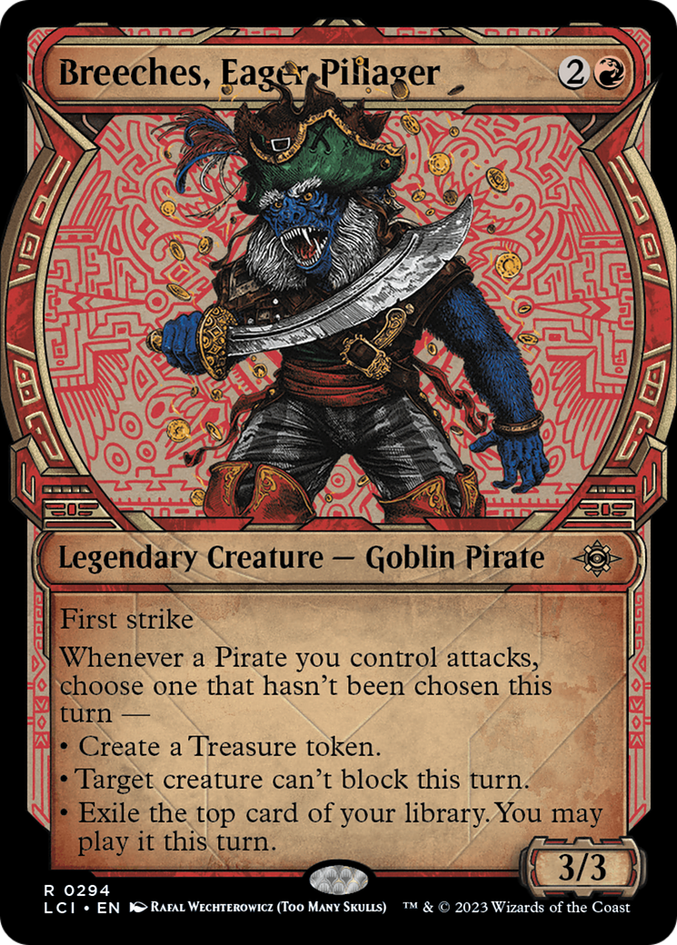 Breeches, Eager Pillager (LCI-294) [The Lost Caverns of Ixalan] (Showcase) MTG Single Wizards of the Coast