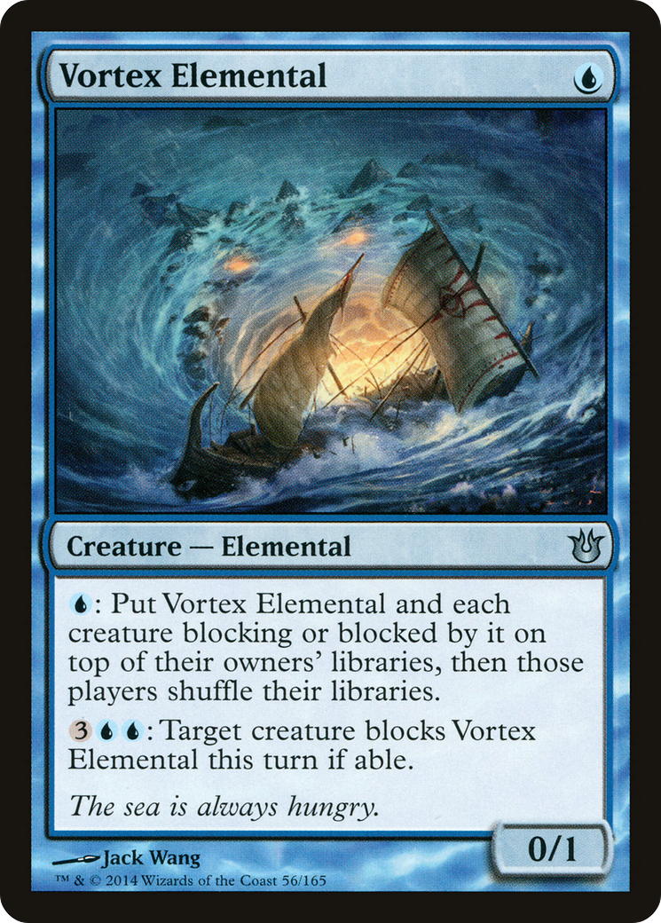 Vortex Elemental (BNG-056) [Born of the Gods] Foil MTG Single Wizards of the Coast
