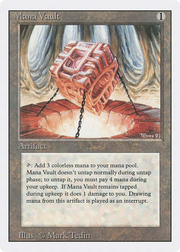 Mana Vault (3ED-263) [Revised Edition] MTG Single Wizards of the Coast
